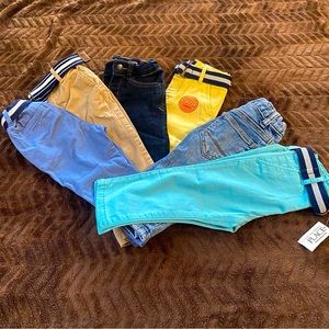 Lot of little boys bottoms.